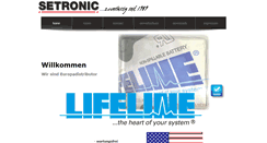 Desktop Screenshot of lifeline-batterien.de